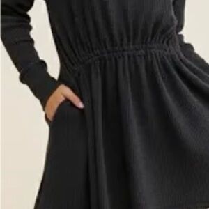 Free People Movement Thermal Josie Dress in Charcoal